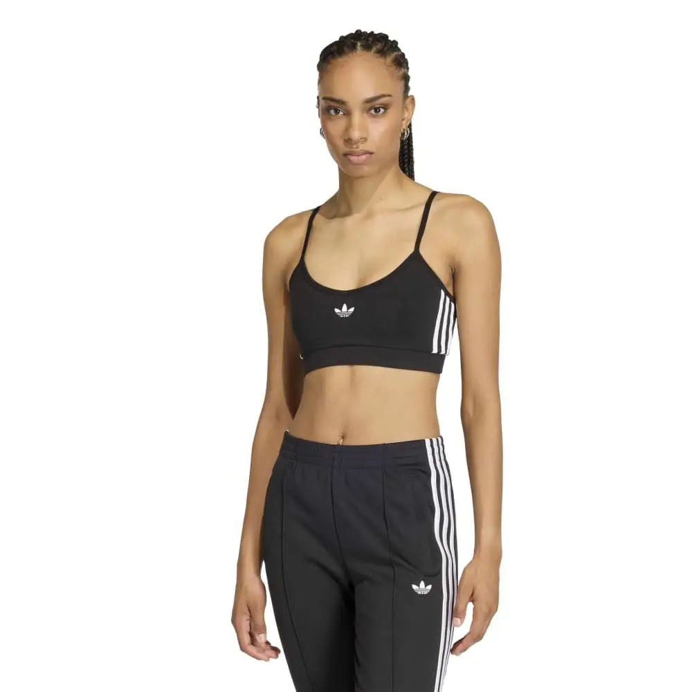 3 Stripes Bralette Black - Image 2