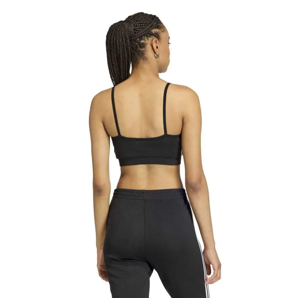 3 Stripes Bralette Black - Image 3
