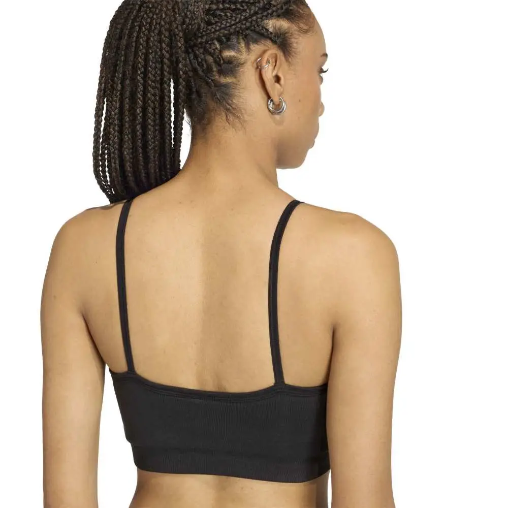 3 Stripes Bralette Black - Image 4