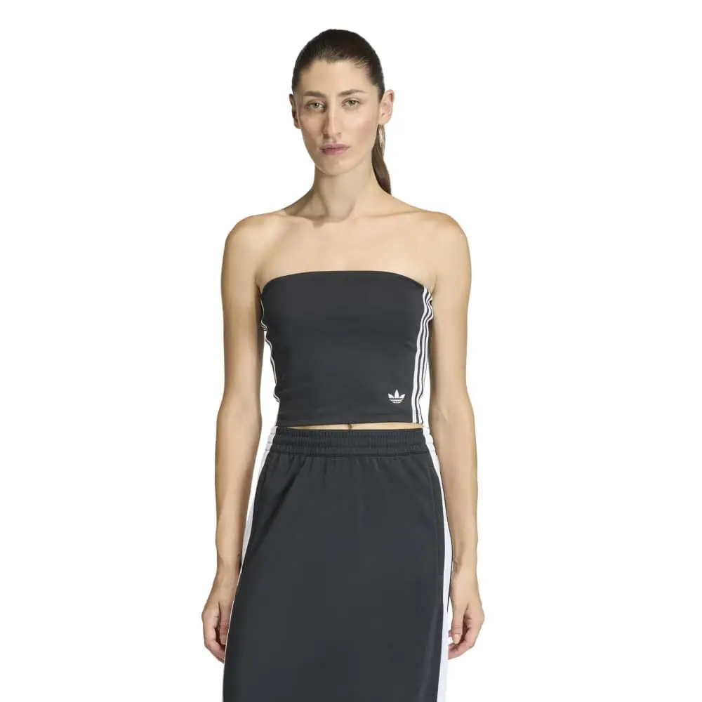 3 Stripes Tube Top  Black - Image 2