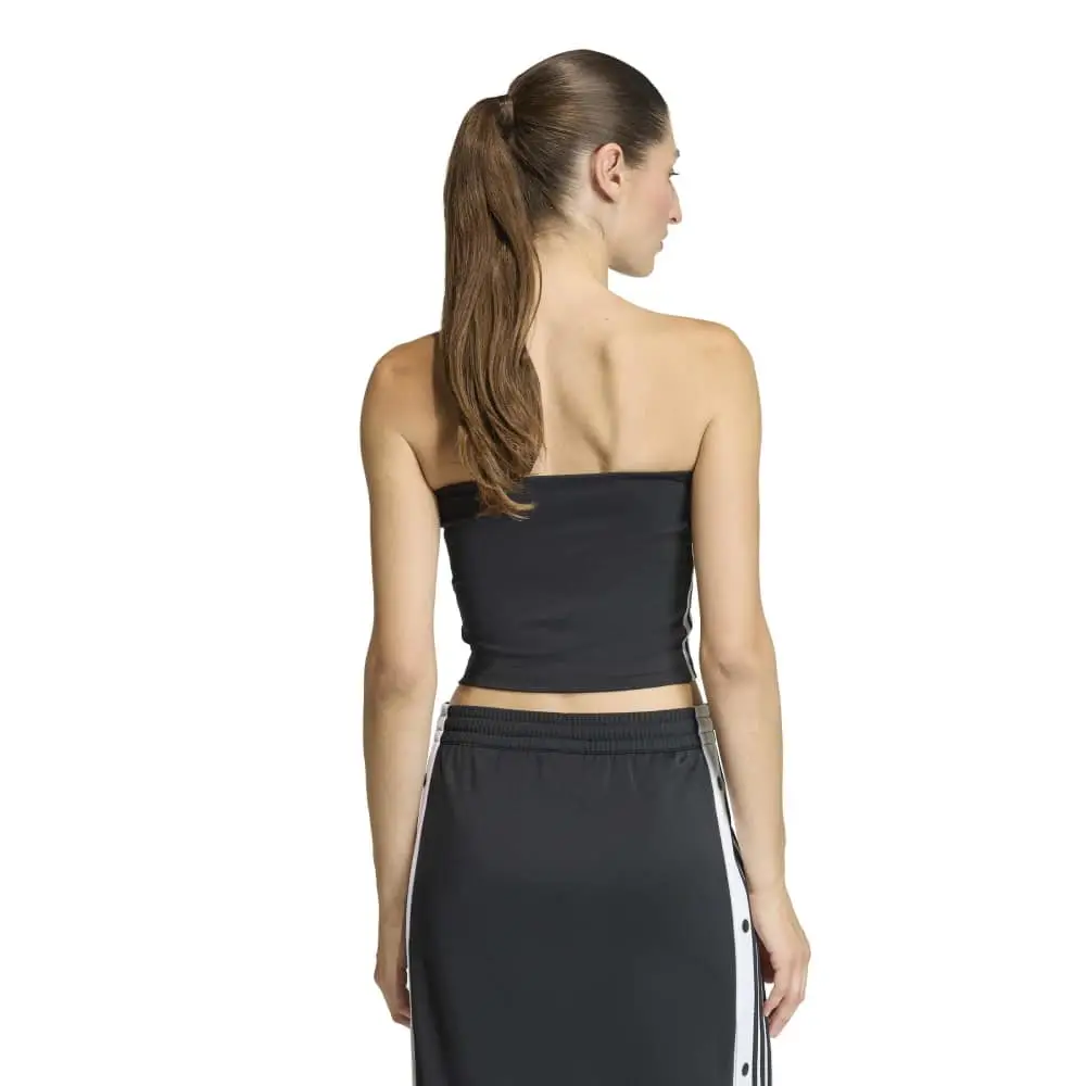 3 Stripes Tube Top  Black - Image 3