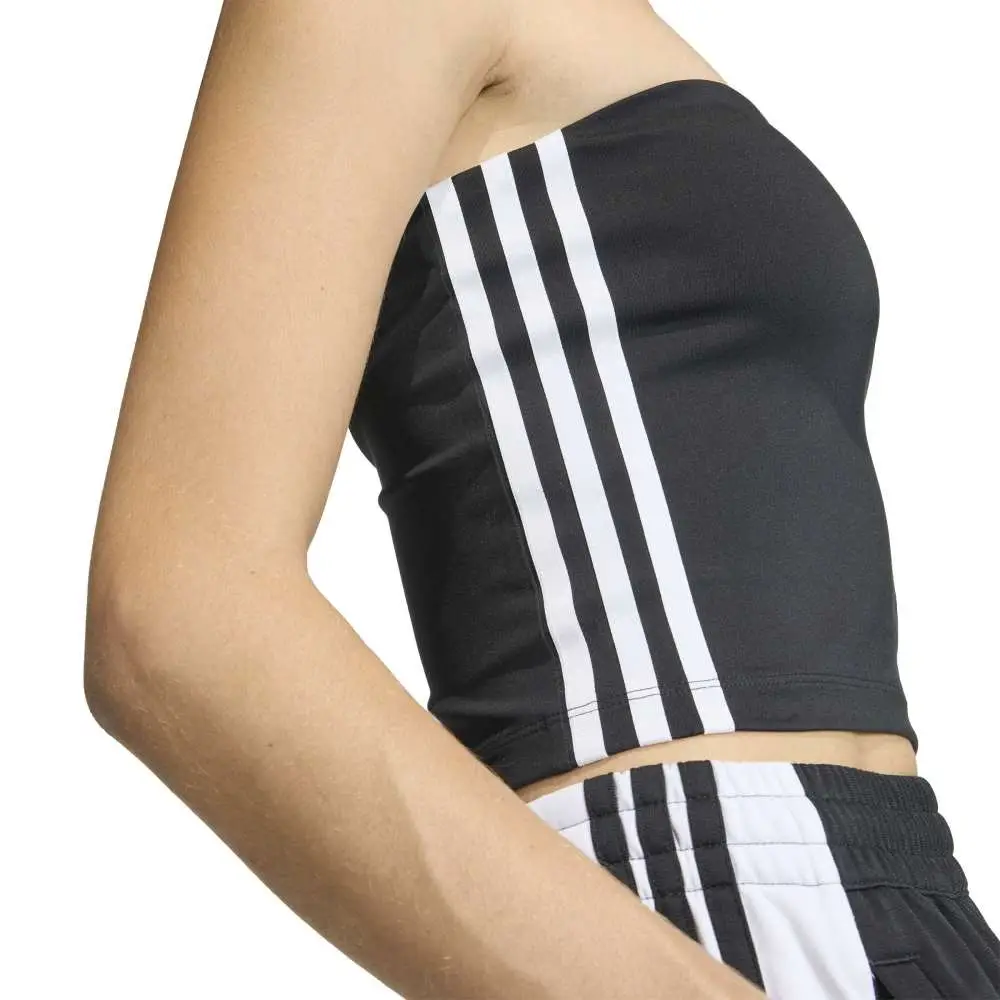 3 Stripes Tube Top  Black - Image 5