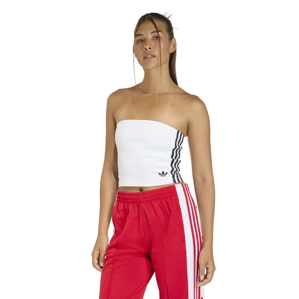 3 Stripes Tube Top White - Image 2