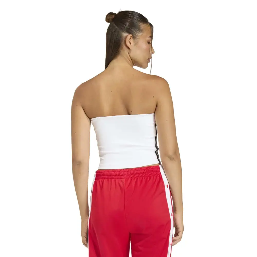 3 Stripes Tube Top White - Image 3