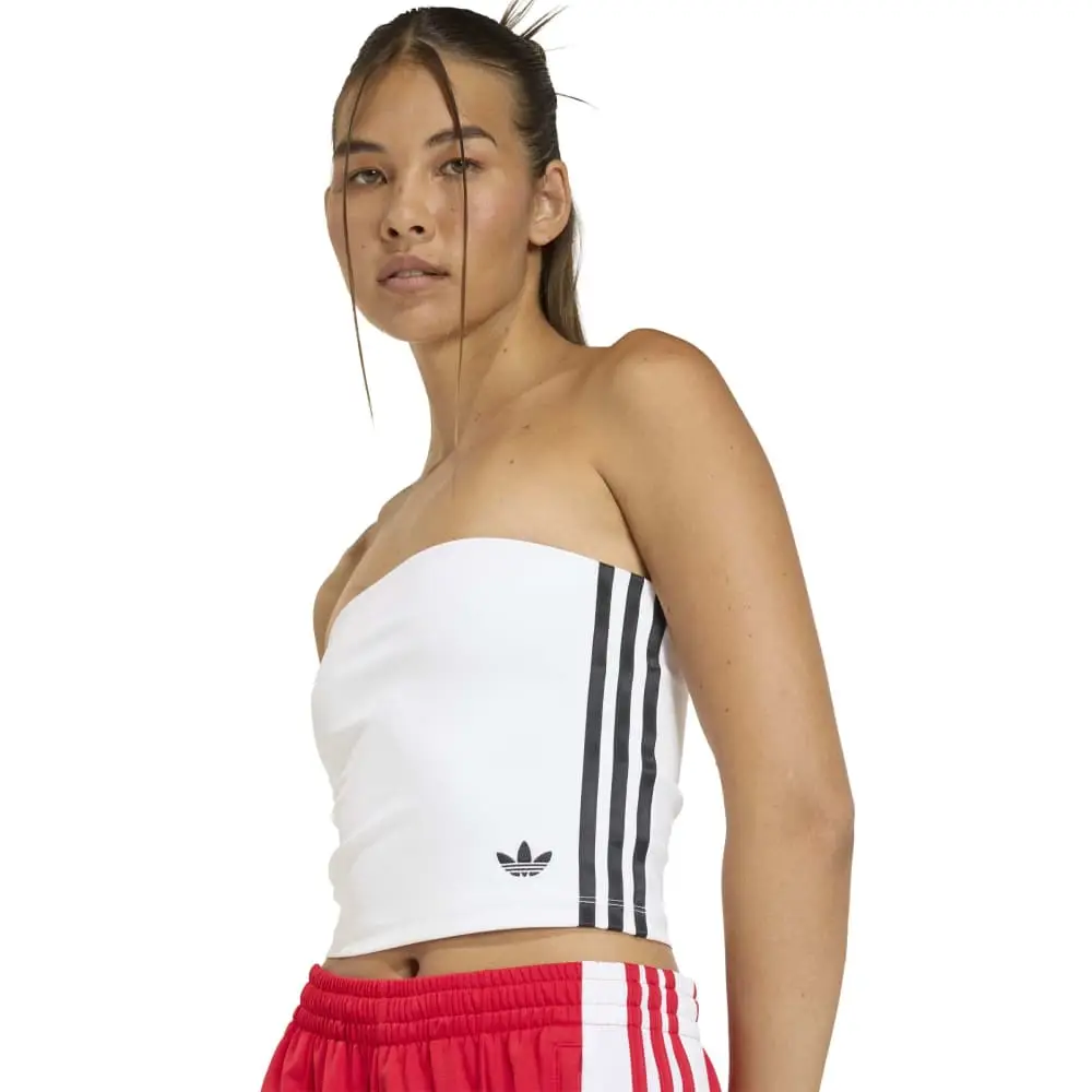 3 Stripes Tube Top White - Image 5