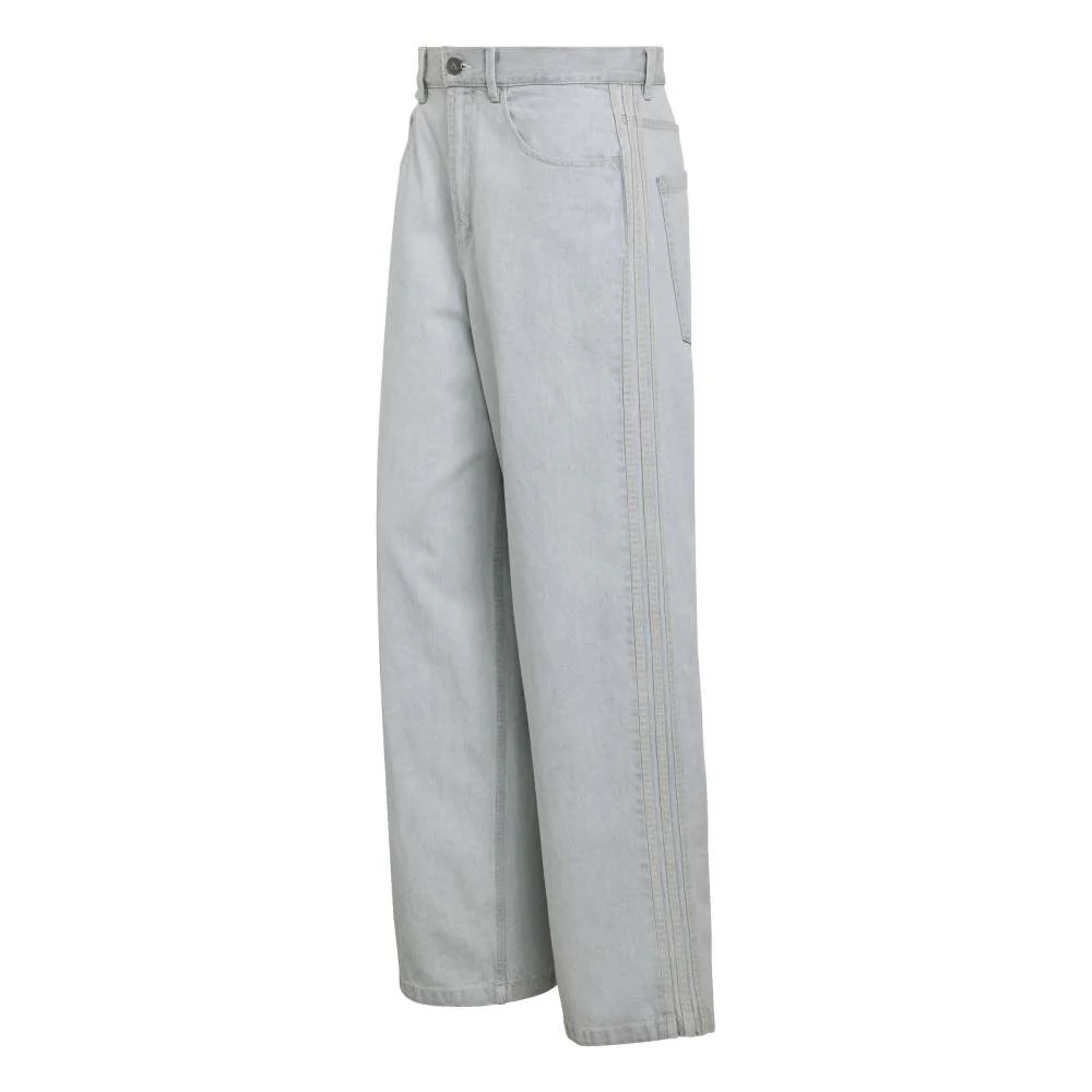 90S Alternative Sport Wide Leg Skater Jeans Blue