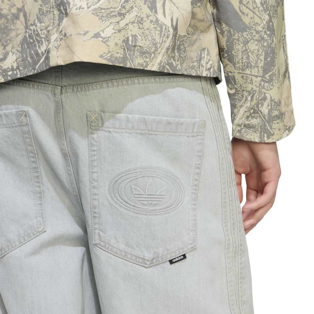 90S Alternative Sport Wide Leg Skater Jeans Blue - Image 5