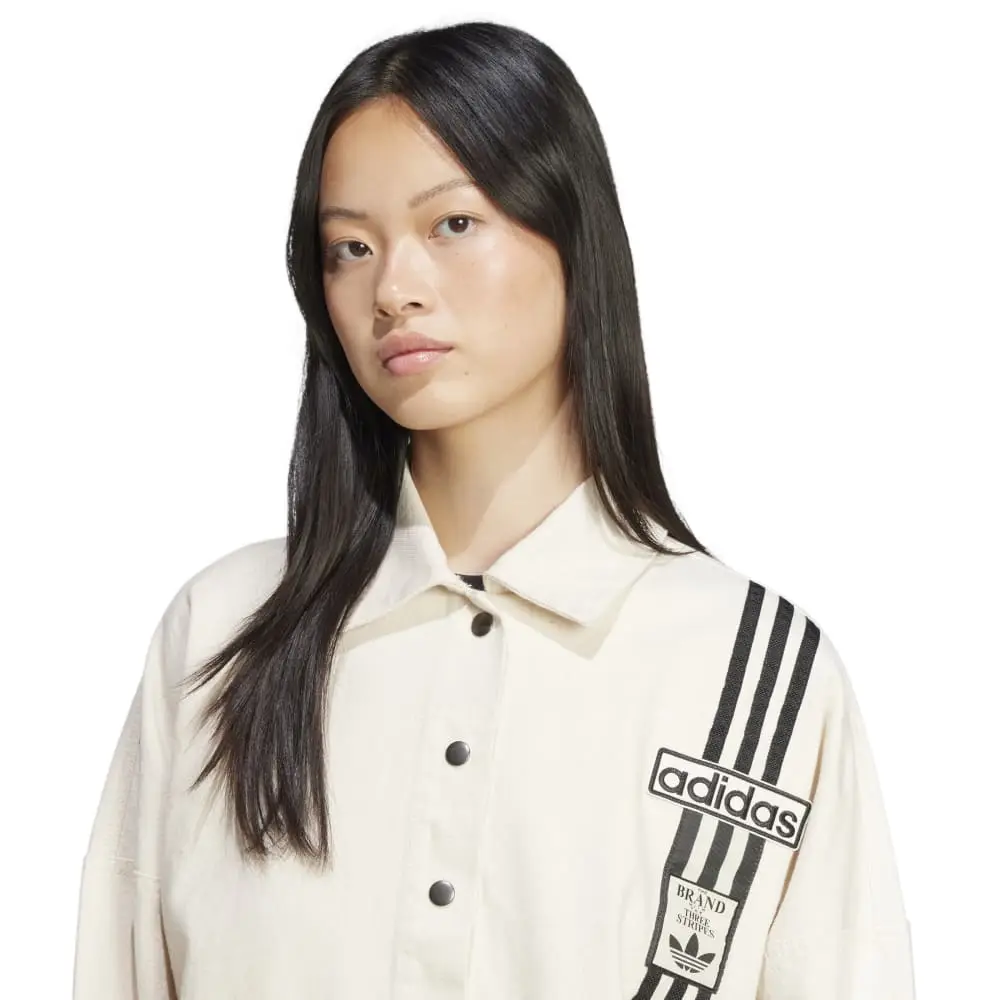 Adibreak Denim Track Jacket Beige - Image 4