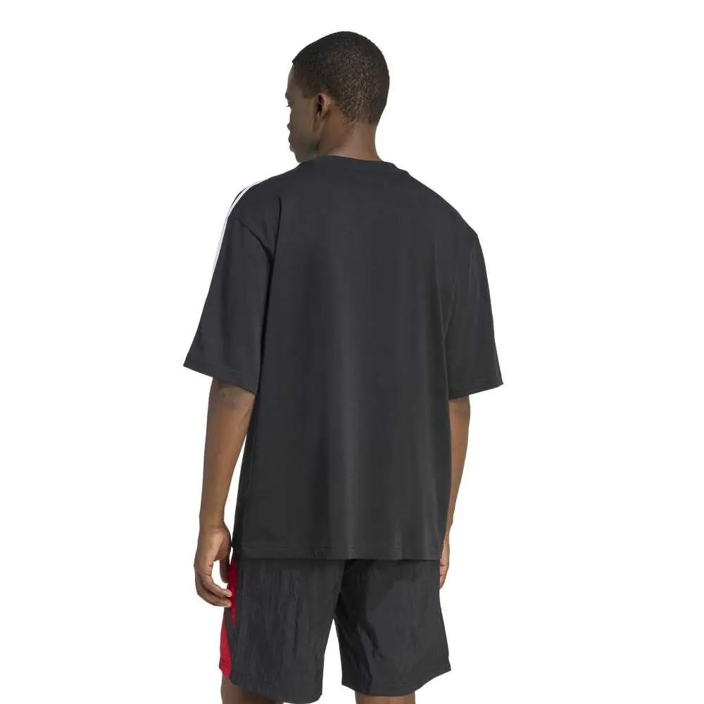 Adicolor 3-Stripes Oversized T-Shirt Black - Image 3