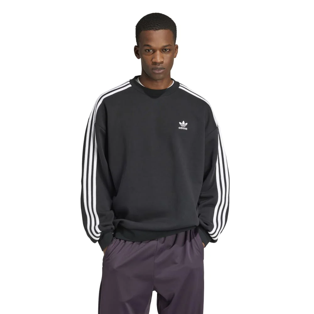 Adicolor Oversized Crew Sweatshirt Black - Image 2