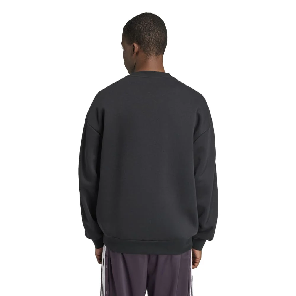 Adicolor Oversized Crew Sweatshirt Black - Image 3