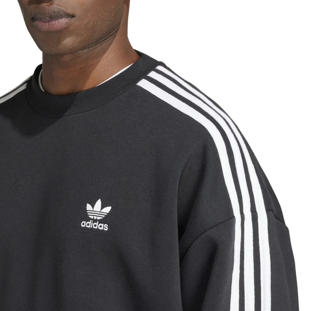 Adicolor Oversized Crew Sweatshirt Black - Image 4