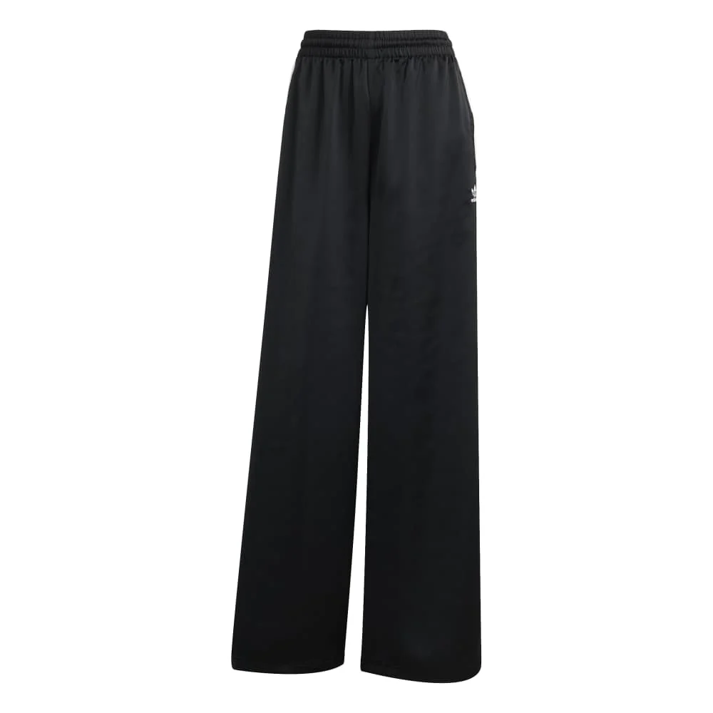 Adicolor Satin Wide Leg Track Pant Black