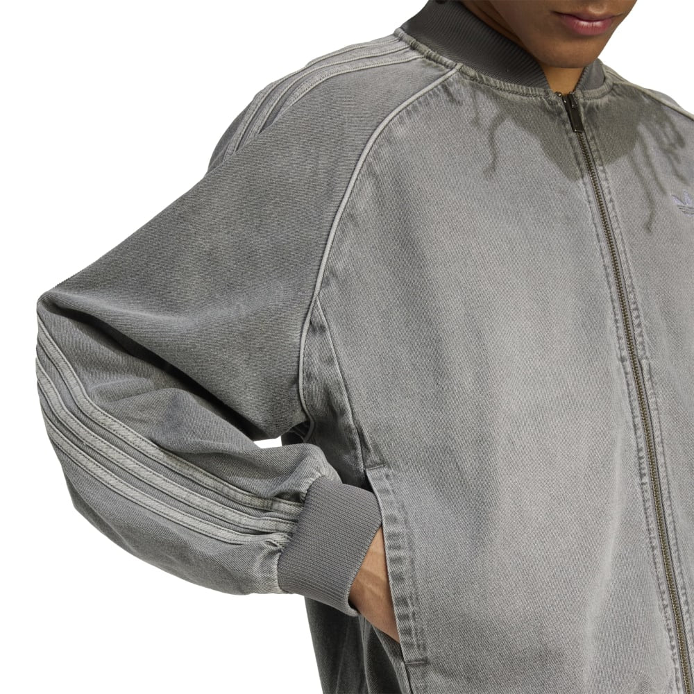 Adicolor SST Denim Jacket Grey - Image 4