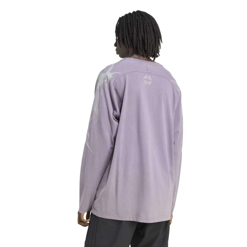 Adilenium Season 4 Teamgeist Graphic Long Sleeve T-Shirt Purple - Image 3