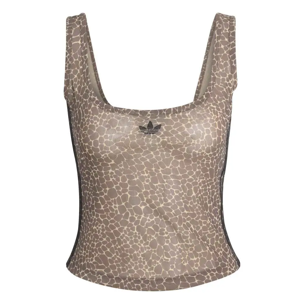 Aop Tank Top  Brown