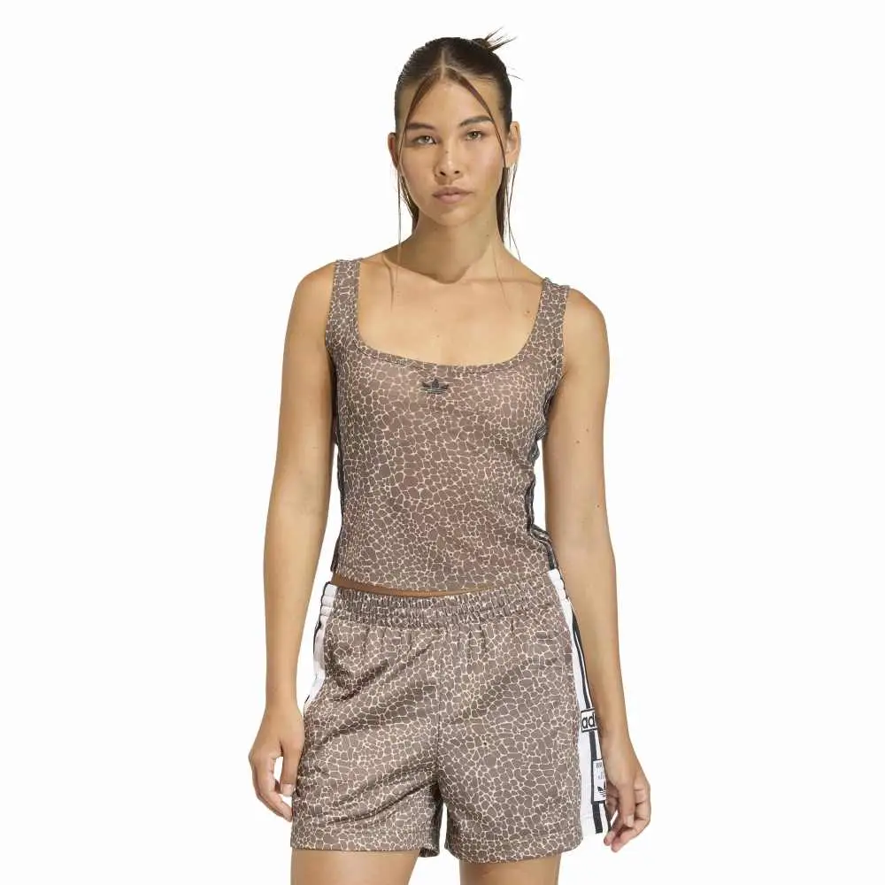Aop Tank Top  Brown - Image 2