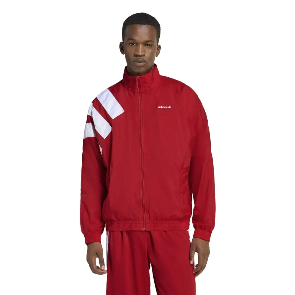 Archive Blocked Track Jacket Red - Image 2