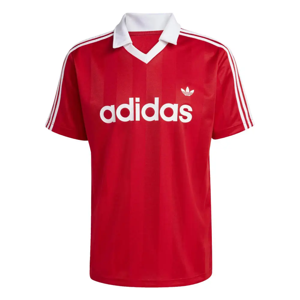 Archive Collar Engineered Jersey Red