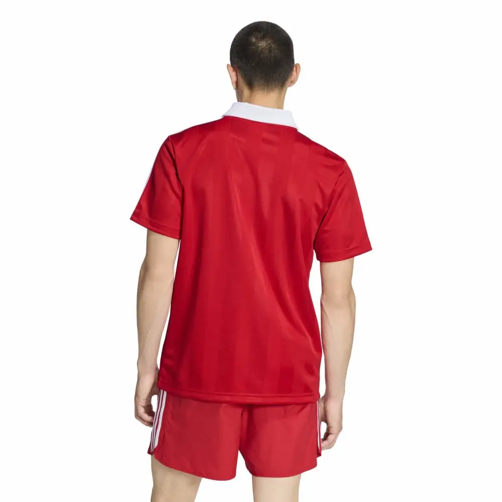 Archive Collar Engineered Jersey Red - Image 3