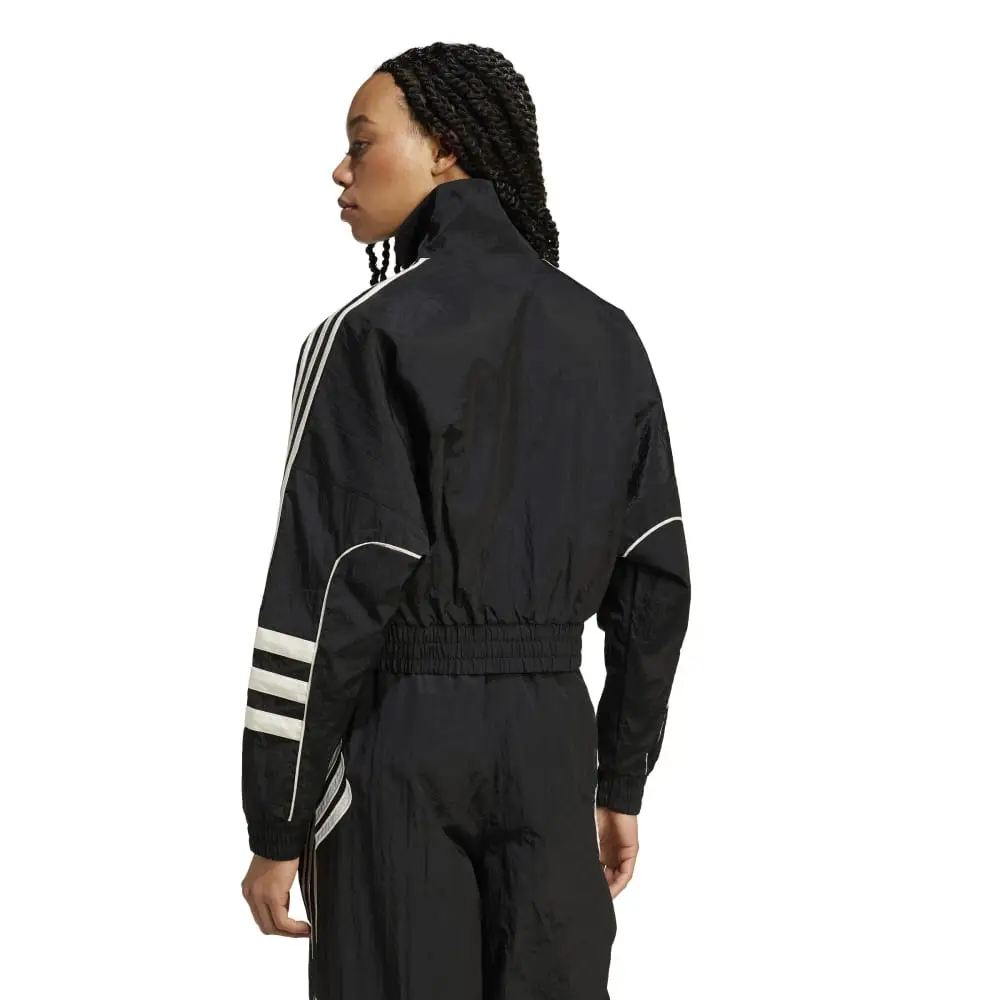 Atlanta Cut Line Loose Nylon Track Jacket - Image 3
