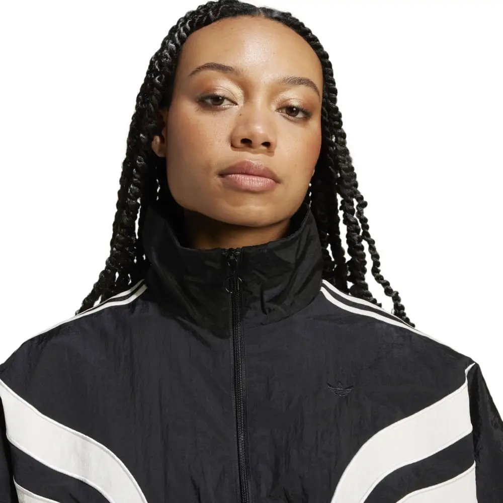 Atlanta Cut Line Loose Nylon Track Jacket - Image 4