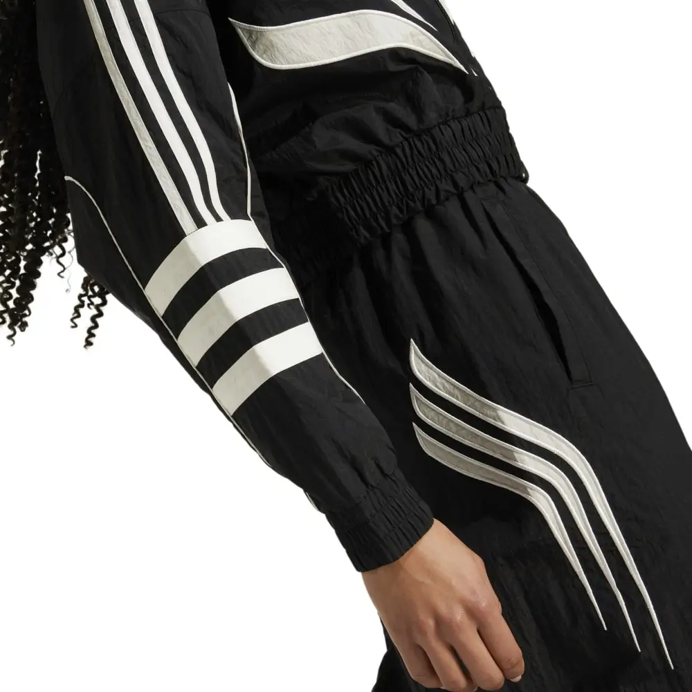 Atlanta Cut Line Loose Nylon Track Jacket - Image 5