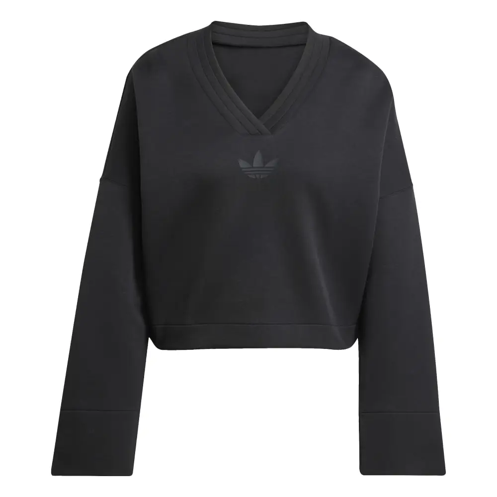 Deep V-Neck Sweatshirt