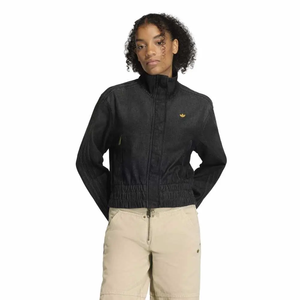 Denim Track Jacket Black - Image 2