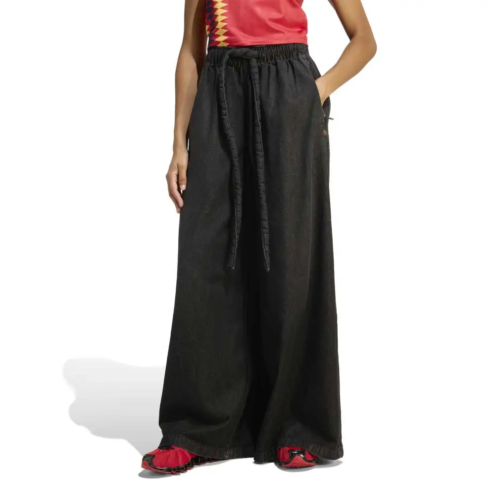 Denim Track Pants Black - Image 2