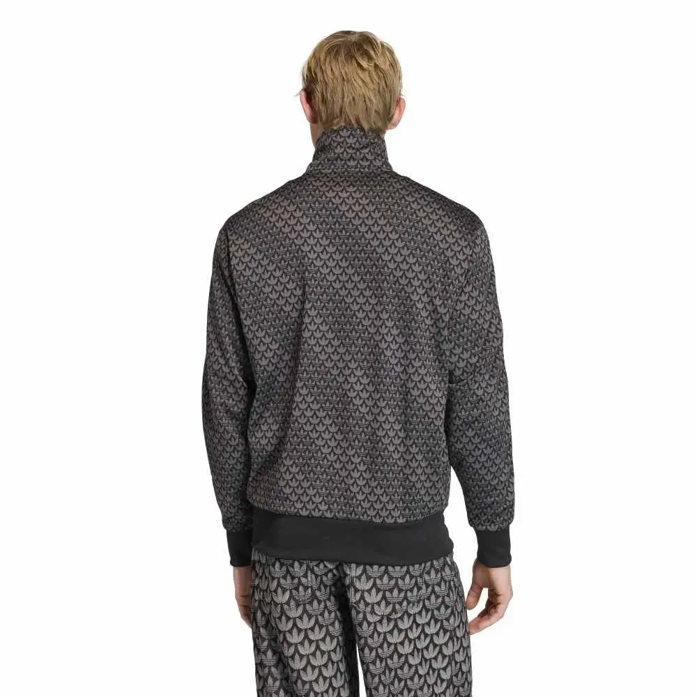 Firebird Loose Monogram Track Jacket Black - Image 3