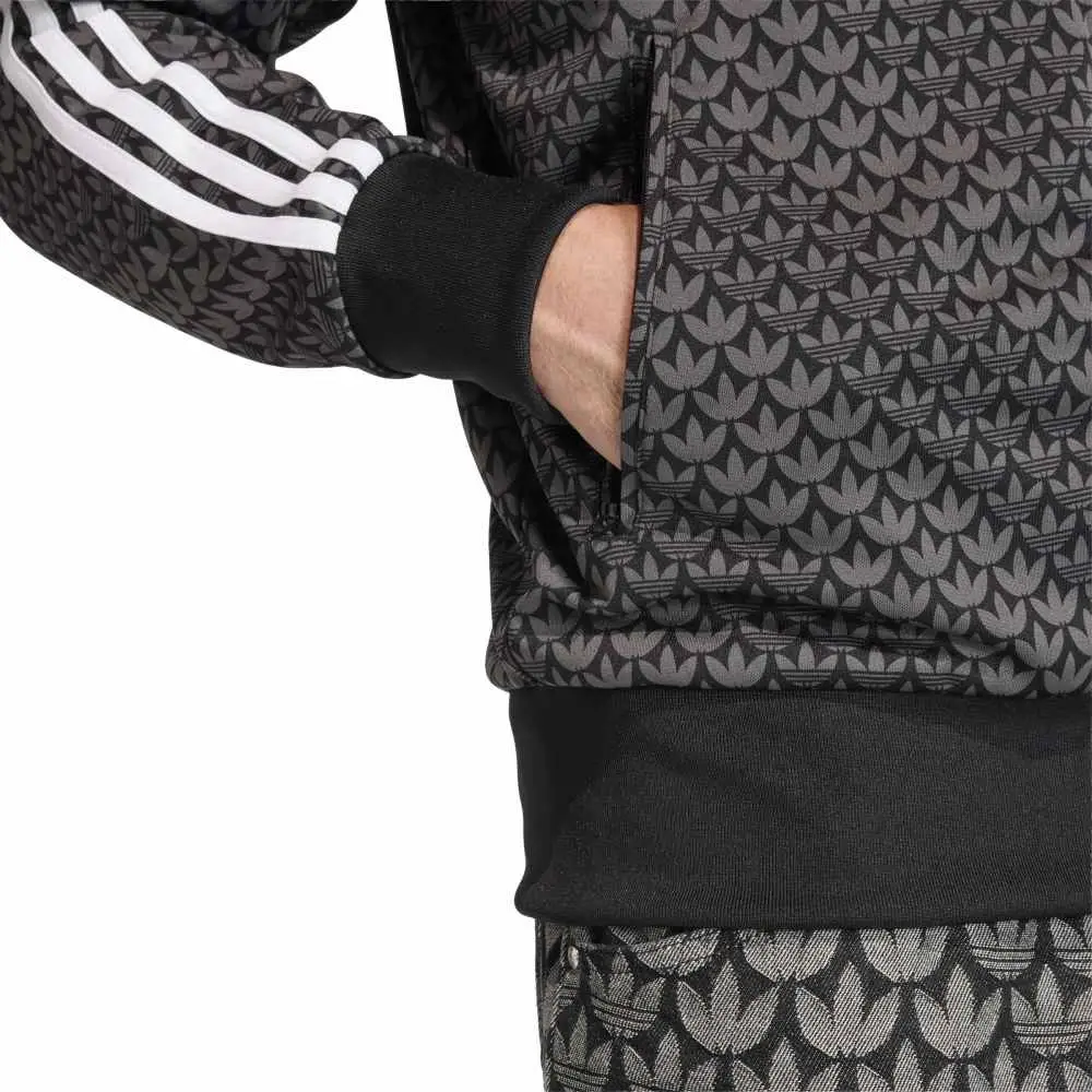 Firebird Loose Monogram Track Jacket Black - Image 5