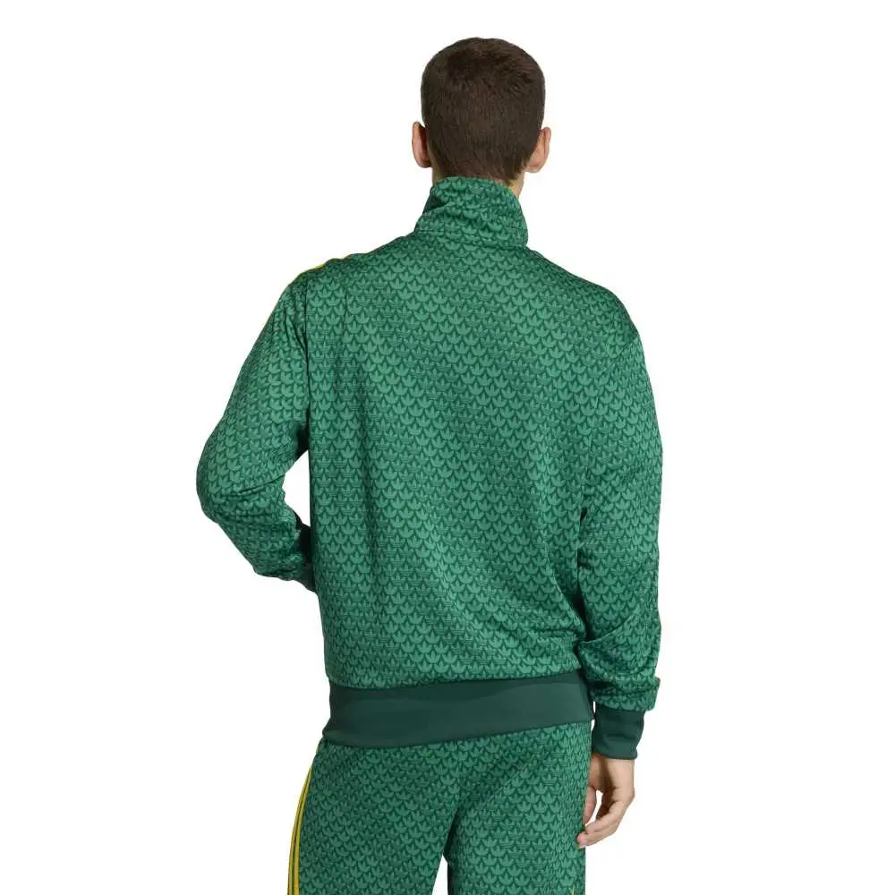 Firebird Loose Monogram Track Jacket Green - Image 3