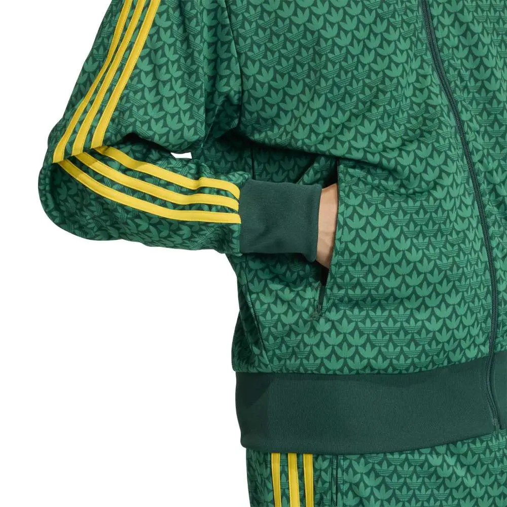 Firebird Loose Monogram Track Jacket Green - Image 5