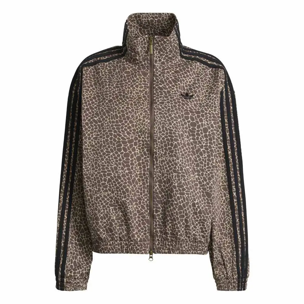Firebird Oversized Aop Denim Jacket Brown