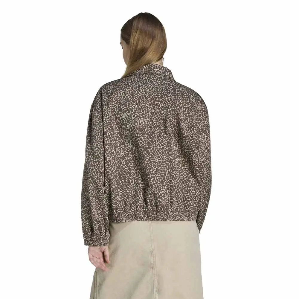 Firebird Oversized Aop Denim Jacket Brown - Image 3