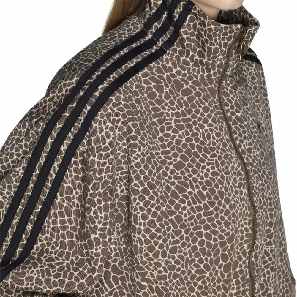 Firebird Oversized Aop Denim Jacket Brown - Image 5