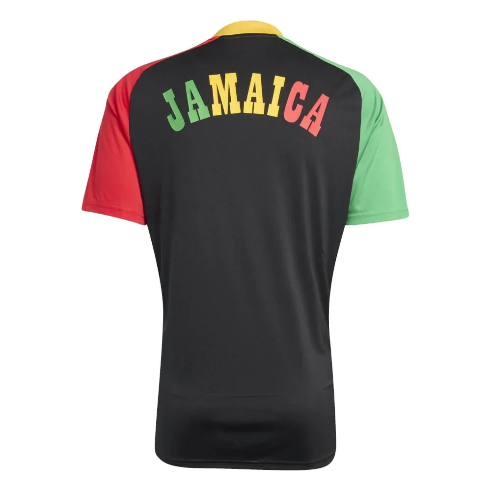 Jamaica 26 X Bob Marley Away Pre Match Jersey Black - Image 2