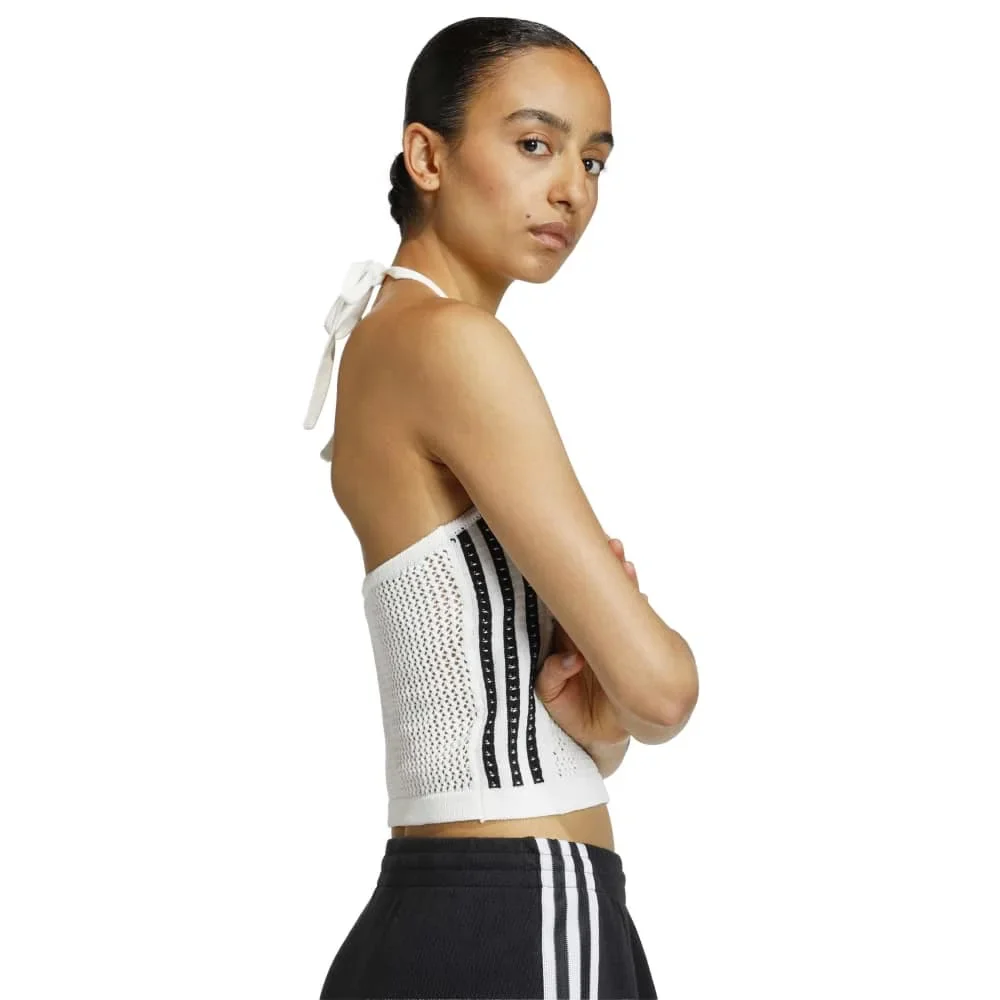 Knitted Crochet Top White - Image 5
