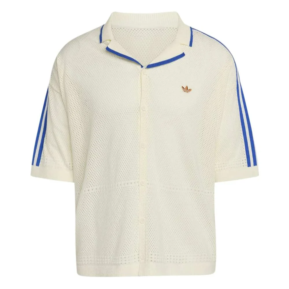 Knitted Resort Shirt White