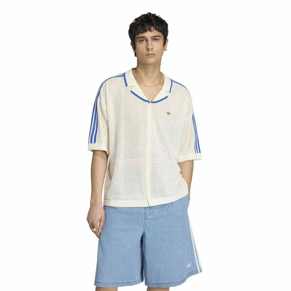Knitted Resort Shirt White - Image 2
