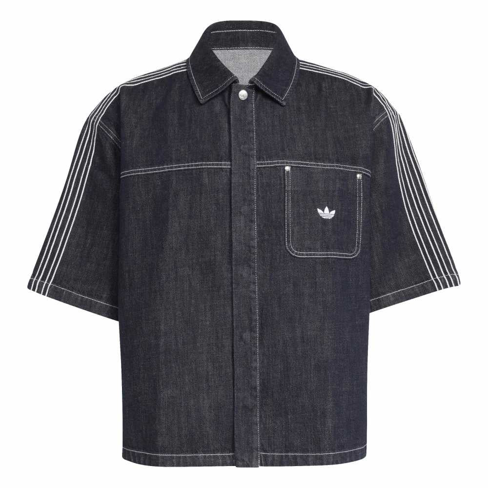 Originals Denim Short Sleeve Work Shirt Blue