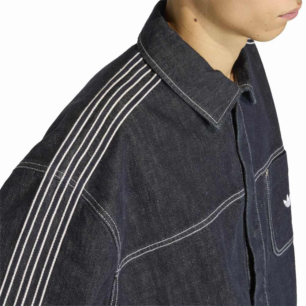 Originals Denim Short Sleeve Work Shirt Blue - Image 5