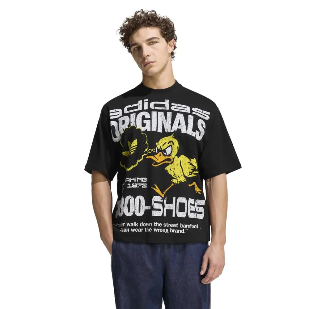 Originals Duck Graphic T-Shirt Black - Image 2