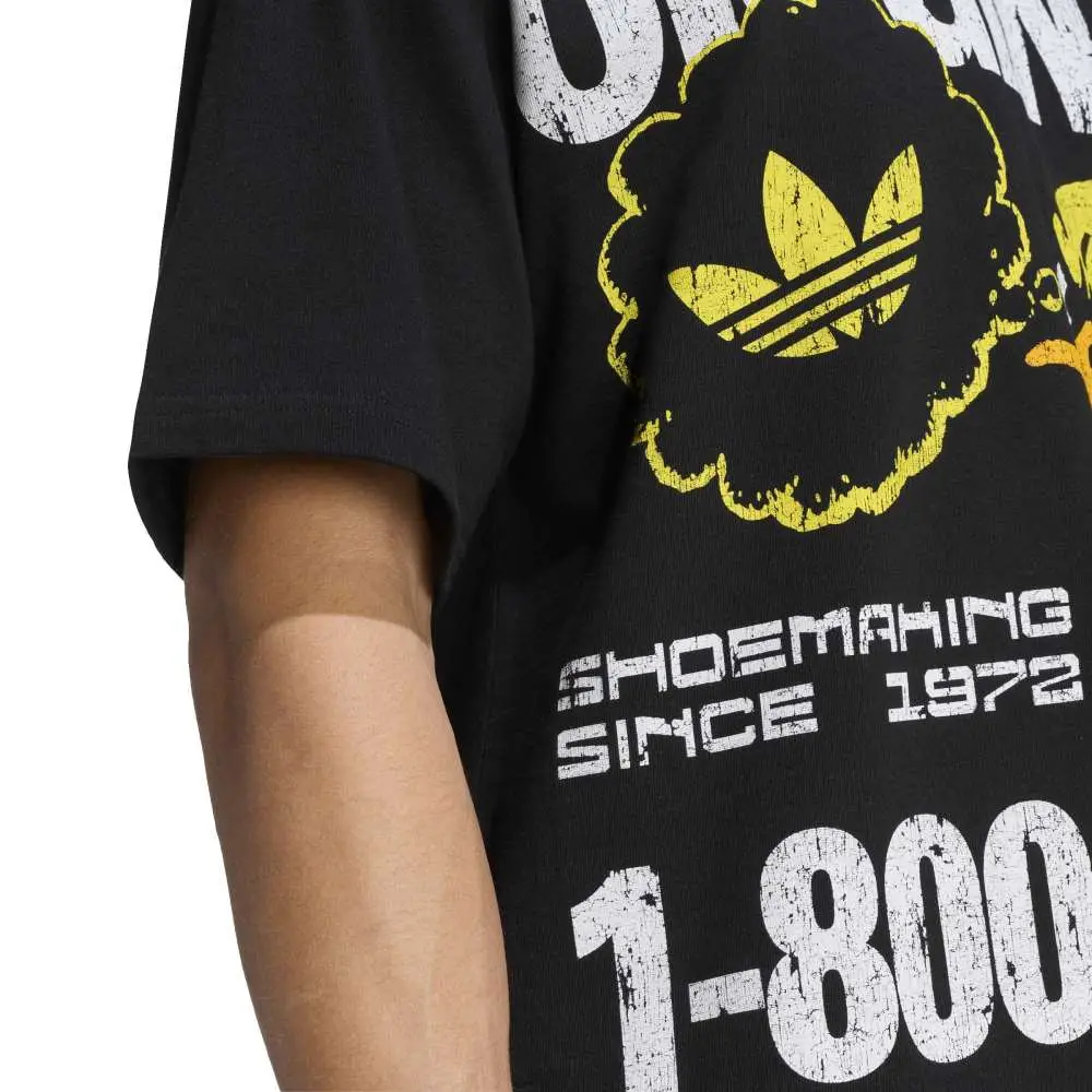Originals Duck Graphic T-Shirt Black - Image 5