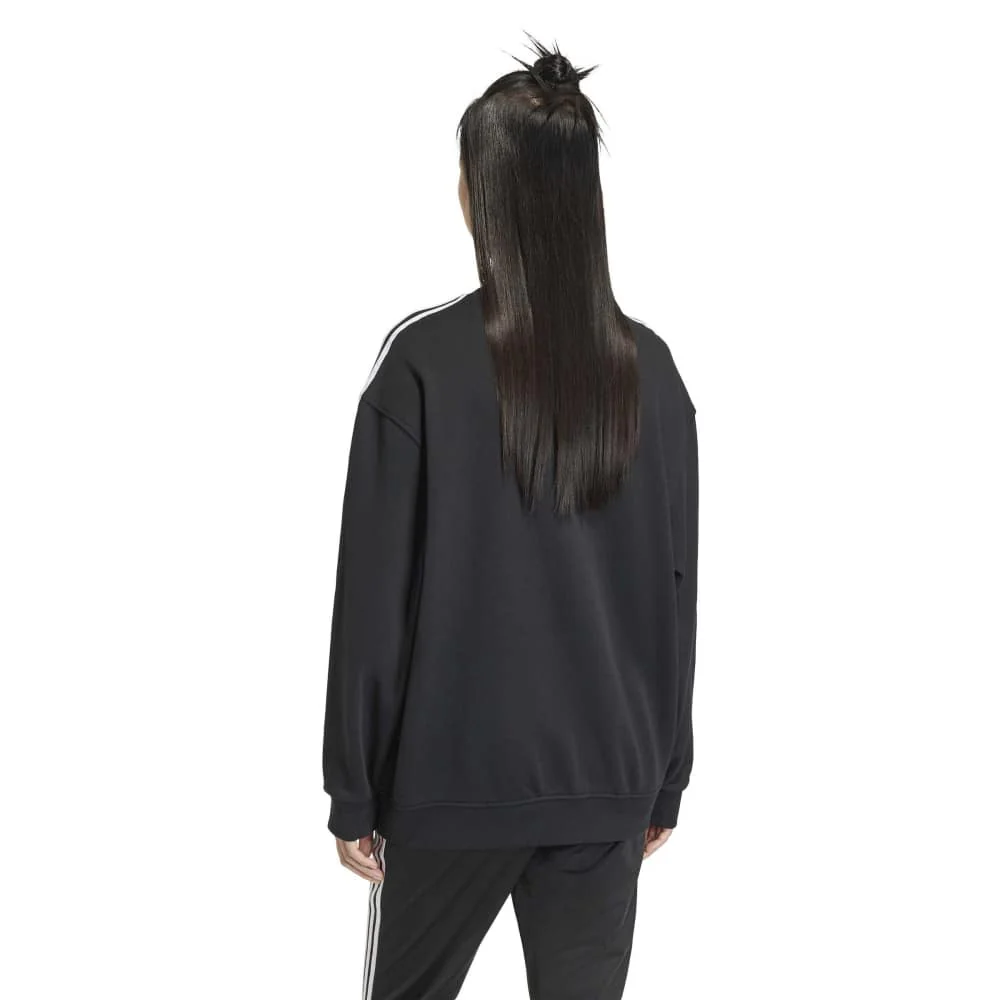 Originals Lace Branding Crew Sweatshirt Black - Image 3
