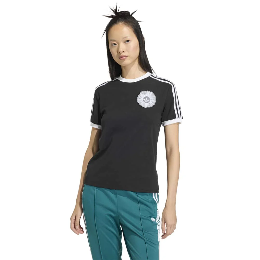 Originals Lace Branding Ss T-Shirt Black - Image 2