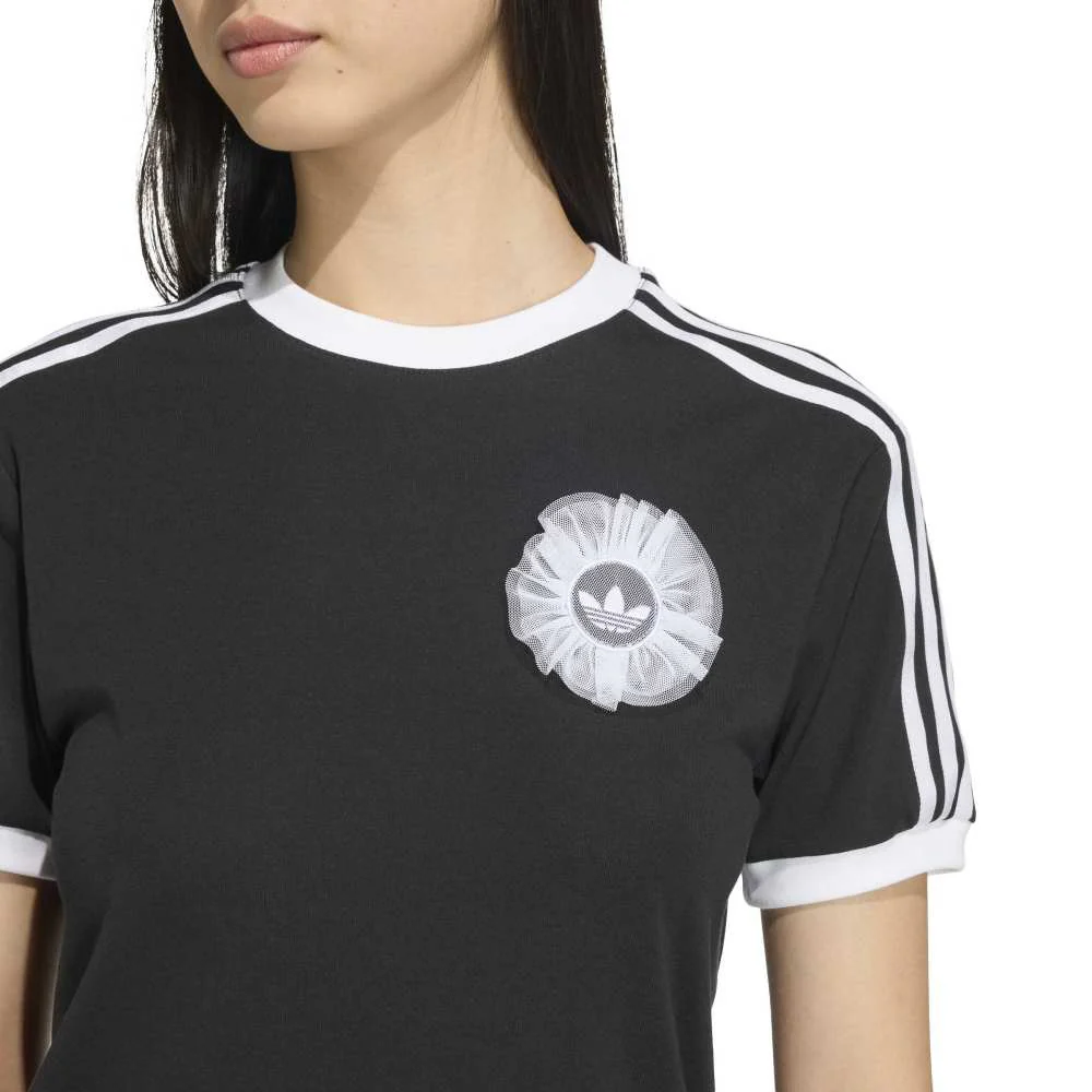 Originals Lace Branding Ss T-Shirt Black - Image 4