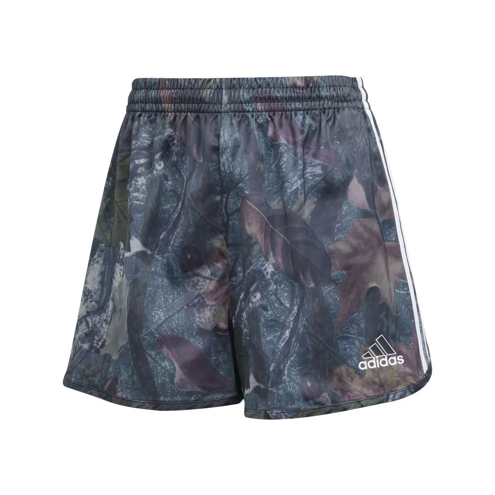 Originals Leaf Camo Print Satin Short Black