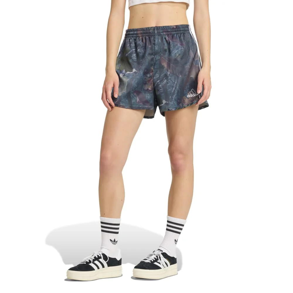Originals Leaf Camo Print Satin Short Black - Image 2